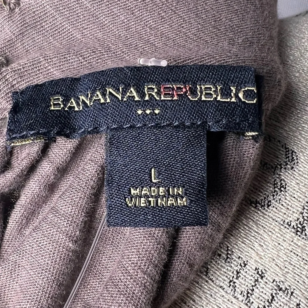 NWOT Banana Republic A-Line Belted Dress Sequin Embellishment Neckline Sz Large - Picture 7 of 9